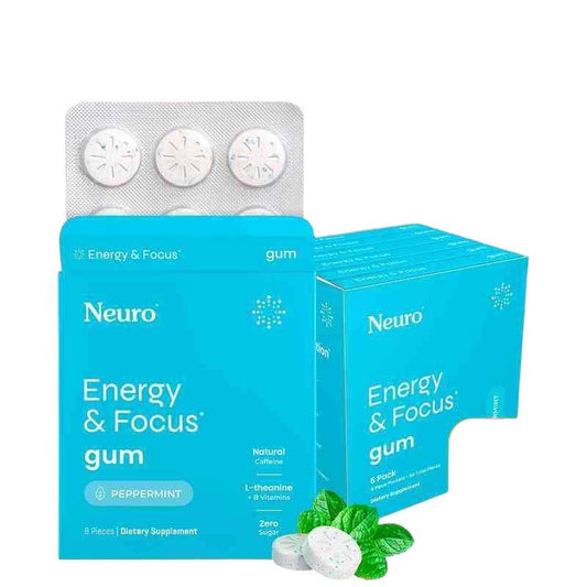 NeuroGum Energy & Focus™ – Natural Caffeine & Focus Gum (Sugar-Free)